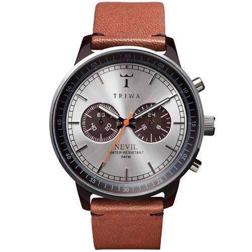 Image of Nevil [TW11] bronche IP stål Quartz med chronograph Herre ur fra Triwa, NEAC102ST010212*